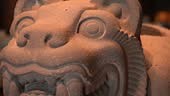 Aztec sun stone and Jaguar, Tenochtitlan, ancient civilization