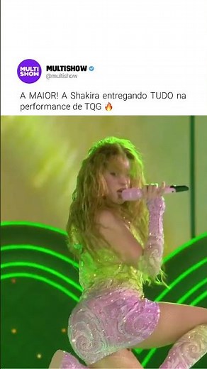 Shakira canta 'TQG' | Todo Mundo No Rio | Música Multishow