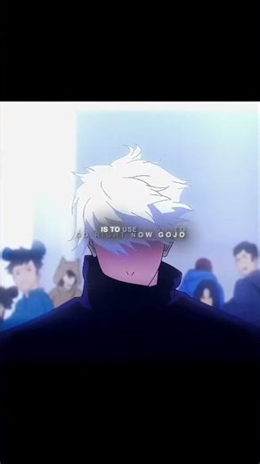 Gojo using infinite void for 0.2 seconds