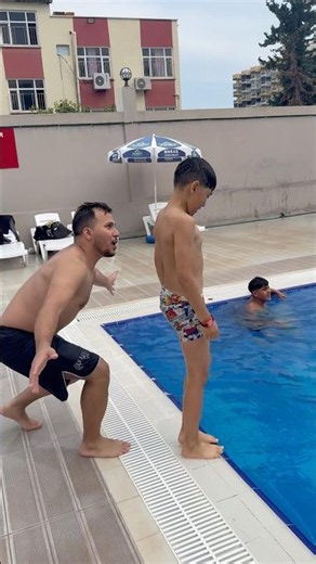 Dad’s pool surprise! 🌊😂 Cocomelon mode: ON!