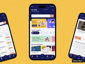 Online learning mobile app