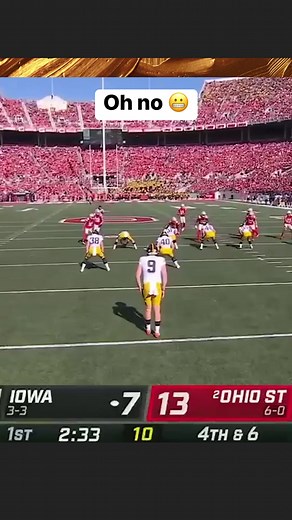 1M views · 5.8K reactions | This fake punt by Hawkeye Football didn’t go according to plan  | College Football on FOX | Facebook
