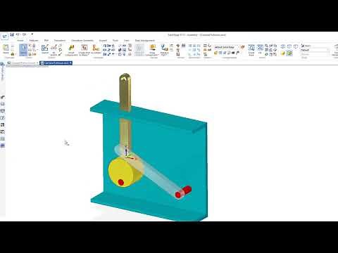 Cam and Follower Mechanism part 3 | Solid Edge - Concentric vs Eccentric