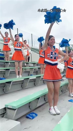 Cheer 💖 Cute 🤗 We'll do our best 💕 Cheerleading Club #CUTIES Slow 7 #Cute #Art #Cheer #HonjoDaiic...