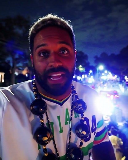 Cam Jordan 🎉 Mardi Gras 2026! #saints #nfl #shorts