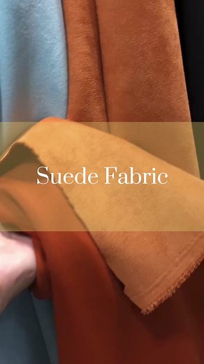 High Quality Suede Fabric for Custom Clothing Designs