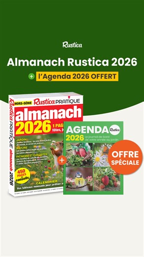 L'Almanach revient en 2026 avec plus de 450 pages de conseils et astuces pour vous aider dans votre jardin au quotidien. Achetez dès maintenant votre Almanach 2026 | Rustica