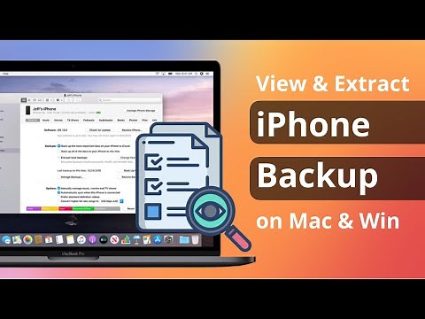 [3 Ways] How to View & Extract iPhone Backup Files 2025