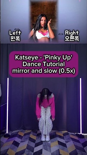 Katseye - 'Pinky Up' Dance Tutorial Mirrored #shorts #katseye #pinkyup