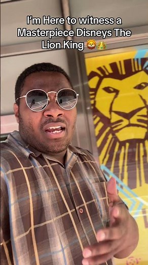 I’m Here to Witness a Masterpiece Disney’s The Lion King 🦁👑 #thelionking #musical