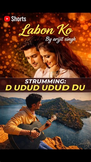 Labon Ko Guitar Tutorial 🎸 | Easy for Beginners | Step by Step Lesson 🎸#music #beginnerguitar