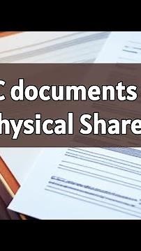 KYC documents for physical share | Physical Shares | KYC | KYC Documents | Physical shares KYC