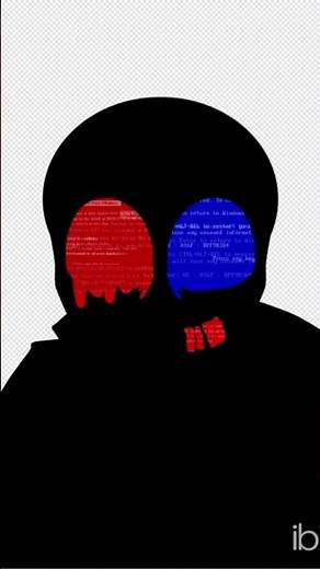 (IbisPaint x) - Fatal Error Sans Drawing (Time-Lapse)