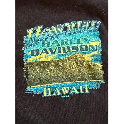 Harley Davidson Honolulu Hawaii Graphic T Shirt Mens Black Aloha Motorcyle Tee - Etsy