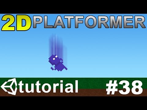 38. Making a 2D Platformer in Unity (C#) - Fall Damage