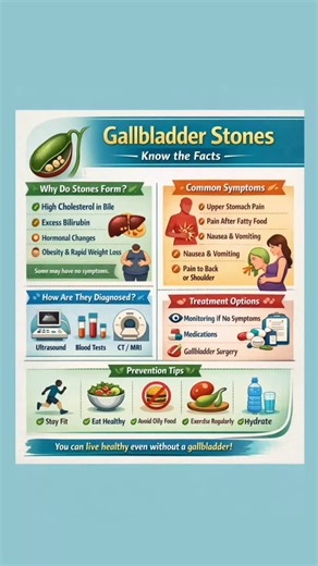 💊 Treatment 👉 If no symptoms → Usually monitoring only 👉 Medicines → Sometimes help dissolve small stones 👉 Surgery → Removal of gallbladder (most common treatment) #gallbladderremoval #medfactz #healthtips #viralreel #learning | Medfacts