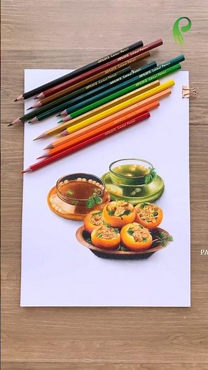 Drawing Food With Pencil ✏️ 😱 #shorts