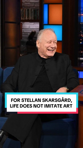 For Stellan Skarsgård, and contrary to what his children think, life does not imitate “Sentimental Value.” #Colbert #StellanSkarsgård #SentimentalValue
