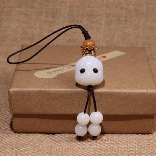 Hand-painted Bodhi Seed Pendants: Accessories for Cars, Mobile Phones, and Bags. - Etsy