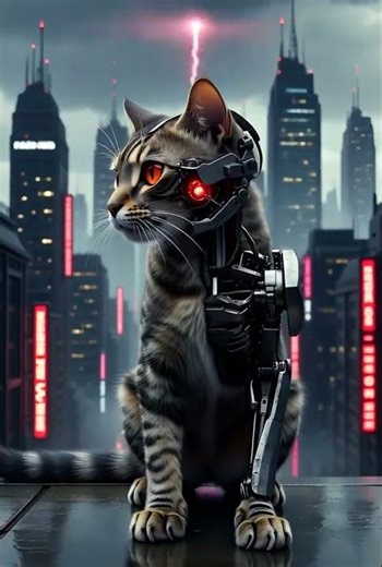 Kucing Terminator | Trailer 7 Detik Futuristik 🤖🐱