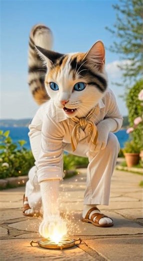 علاء الدين بنكهة القطط! 🧞‍♂️🐾 ماذا فعلت كيتا مع الجني المشاكس؟