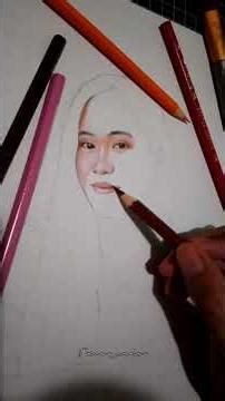portrait drawing using color pencil #art #artist #fypシ #colorpencildrawing