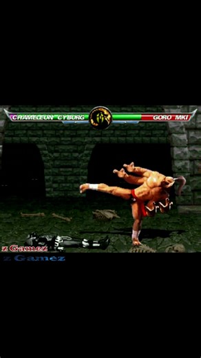 MK Mugen project 4.8.1 - Chameleon Cyborg vs Goro MKI #1 - Мортал Комбат