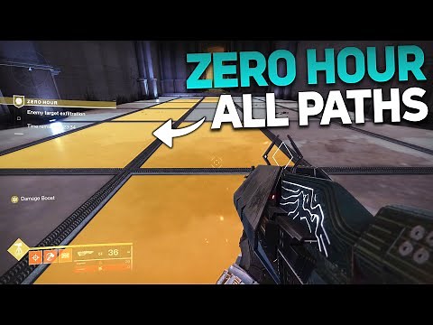 All Zero Hour Pathways Legend and Normal - Destiny 2 Exotic Mission Guide