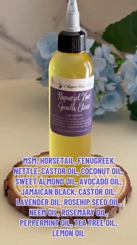 Rapunzel Hair Growth Elixir Hair Oil With Horsetail, Fenugreek, Nettle, Essential Oils, Rosemary, Best Seller, Herbal Hair Growth Formula - Etsy
