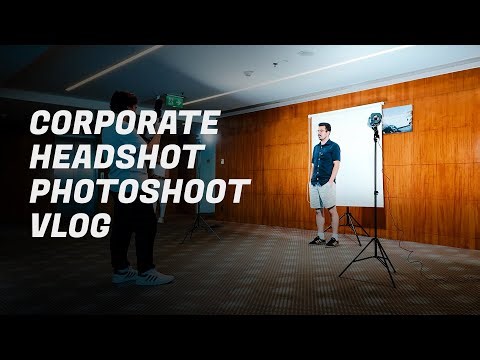 Corporate Headshot Photoshoot Vlog | Behind the Scenes