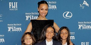 All About Zoe Saldaña's Trilingual Sons: Twins Cy and Bowie and Their Brother Zen