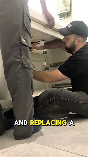 How to remove and place a bathroom vanity #howto #diy #homeimprovement #bathroom