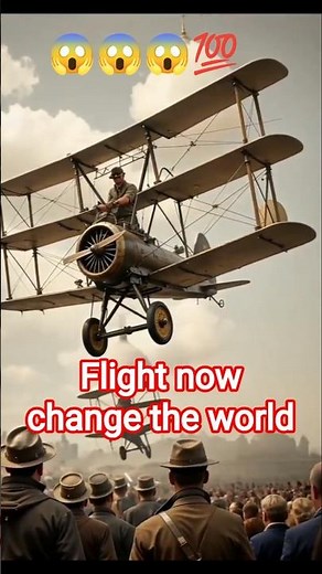 The First Flight in the World ✈️ | How Aviation Changed Technology Forever