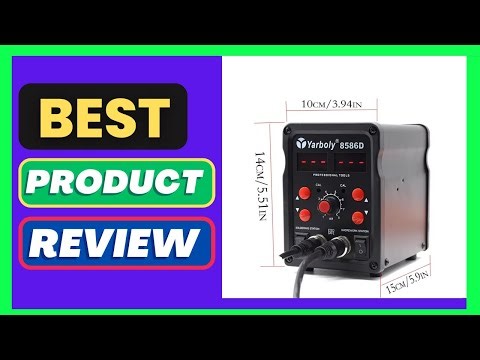 BGA Rework Solder Station Soldering Hot Heat Air Gun 8586D F