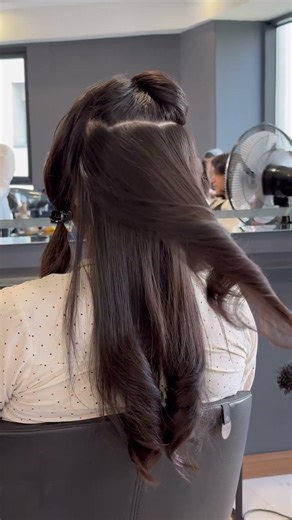 32mm Round Brush Blowout | Big Volume & Bouncy Hair Tutorial 💁‍♀️✨