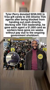 🤯😱He gave each agent a $1,000 card as workers have gone six weeks without pay due🥹❤️#voice