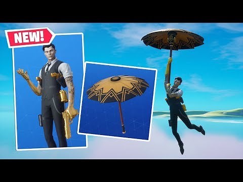 NEW TIER 100 MIDAS Skin + CLASSIFIED Victory Glider Gameplay in Fortnite!