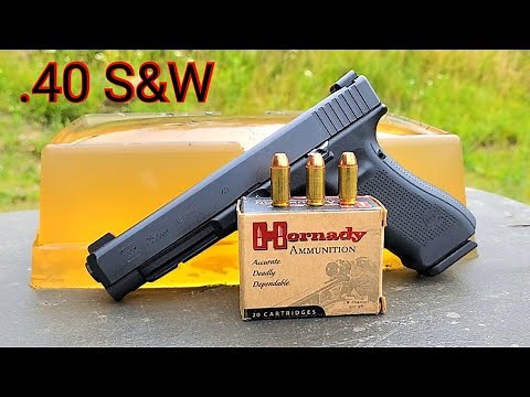 Hornady Custom .40S&W 180gr XTP Ballistic Gel Test & Review