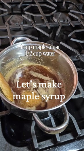 Its so easy to make real maple syrup this way