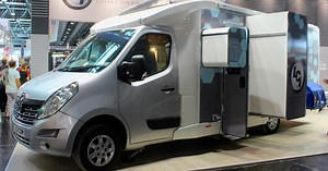 Concept motorhome blows up in size with 4 slide-outs and a mini fold-out tent