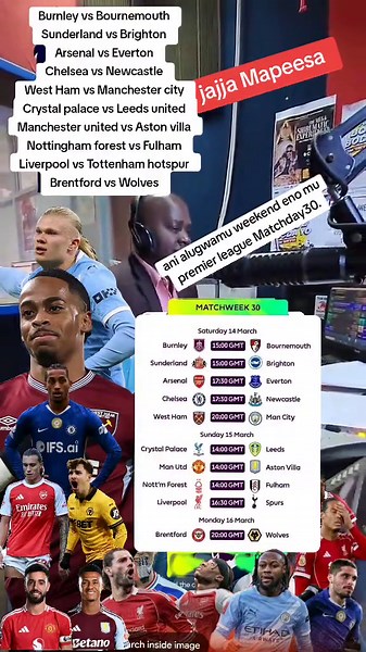 Premier League Matchday 30: Key Matchups This Weekend