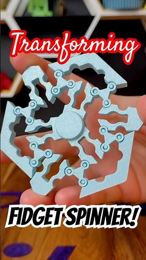 3D Printed Transforming Fidget Spinner