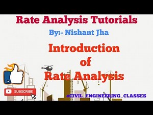 INTRODUCTION OF RATE ANALYSIS
