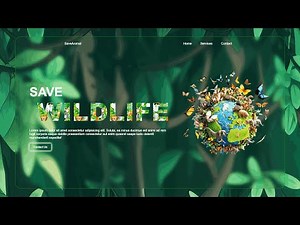 How to make an Animated Website using HTML & CSS - Step by Step Tutorial