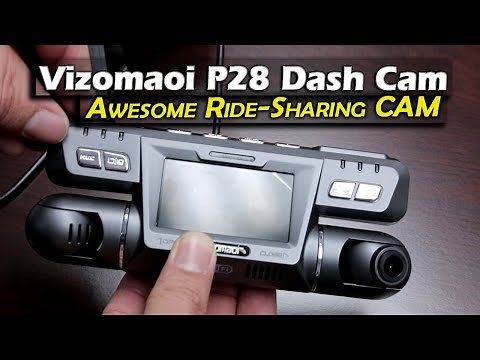 Vizomaoi P28 Dual Dash Cam Review and Sample Footage (for Uber, Lyft, Taxi)