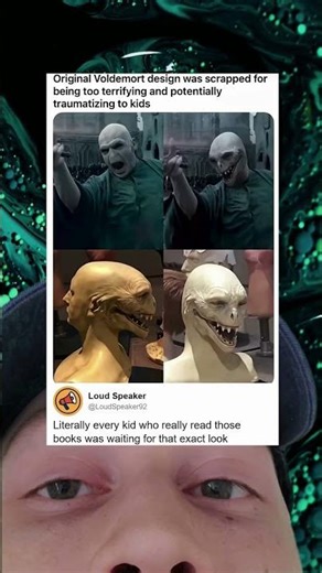 Original Voldemort Design Was Way Too Nightmare Fuel