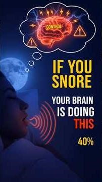 If You Snore in Your Sleep—Watch What It Reveals About You