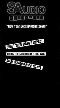 New Year Exciting Countdown | S-Audio | #bgm #backgroundmusic #royaltyfreemusic #newyear #countdown