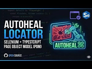 Auto-Healing Locators in Selenium TypeScript | Self-Healing Test Automation with AI #typescript
