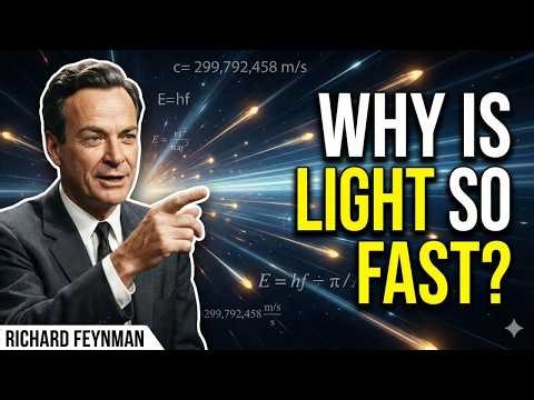 Richard Feynman Explains Why Speed of Light is So Fast